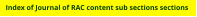 Seek the section of editorial, letters, studies, reviews and how-to  sections etcetera.