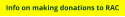 The reasons you should consider making donations to RAC