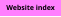 Website index