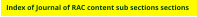 Seek the section of editorial, letters, studies, reviews and how-to  sections etcetera.
