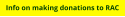 The reasons you should consider making donations to RAC