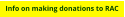 The reasons you should consider making donations to RAC