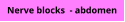 Nerve blocks  - abdomen