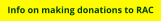 The reasons you should consider making donations to RAC