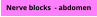 Nerve blocks  - abdomen