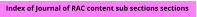 Seek the section of editorial, letters, studies, reviews and how-to  sections etcetera.