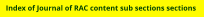 Seek the section of editorial, letters, studies, reviews and how-to  sections etcetera.