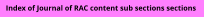 Seek the section of editorial, letters, studies, reviews and how-to  sections etcetera.