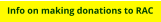The reasons you should consider making donations to RAC