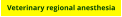 Veterinary regional anesthesia