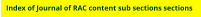 Seek the section of editorial, letters, studies, reviews and how-to  sections etcetera.