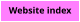 Website index