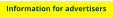 Information for advertisers