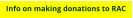The reasons you should consider making donations to RAC