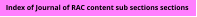Seek the section of editorial, letters, studies, reviews and how-to  sections etcetera.