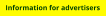 Information for advertisers