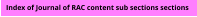 Seek the section of editorial, letters, studies, reviews and how-to  sections etcetera.
