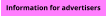 Information for advertisers
