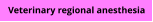 Veterinary regional anesthesia