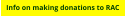 The reasons you should consider making donations to RAC