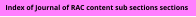 Seek the section of editorial, letters, studies, reviews and how-to  sections etcetera.