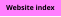 Website index