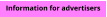 Information for advertisers