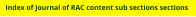 Seek the section of editorial, letters, studies, reviews and how-to  sections etcetera.