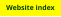 Website index