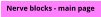 Nerve blocks - main page