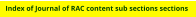 Seek the section of editorial, letters, studies, reviews and how-to  sections etcetera.