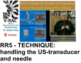 RR5 - TECHNIQUE: handling the US-transducer and needle