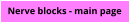 Nerve blocks - main page